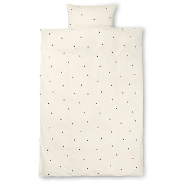 Lençóis de cama Pear 140x200 cm - Off white-cinnamon - Ferm Living
