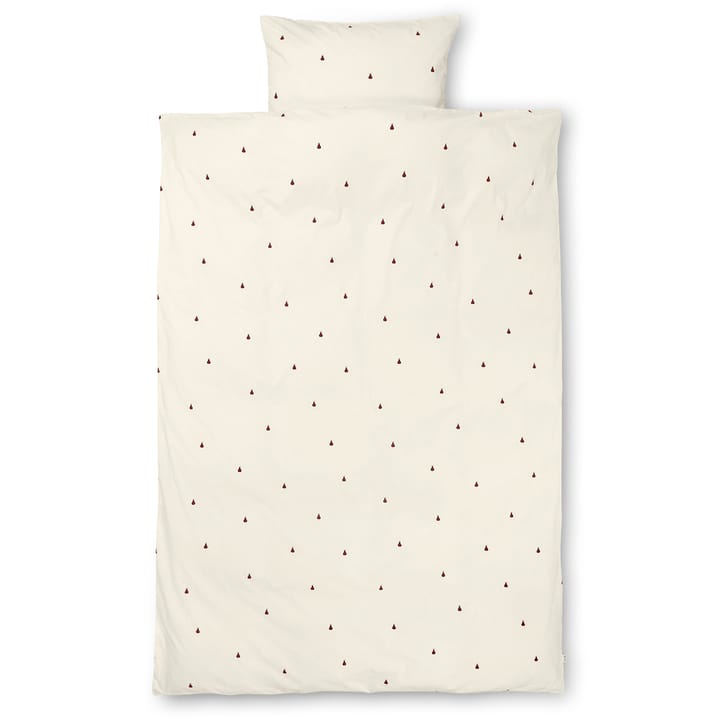 Lençóis de cama Pear 140x200 cm, Off white-cinnamon Ferm Living