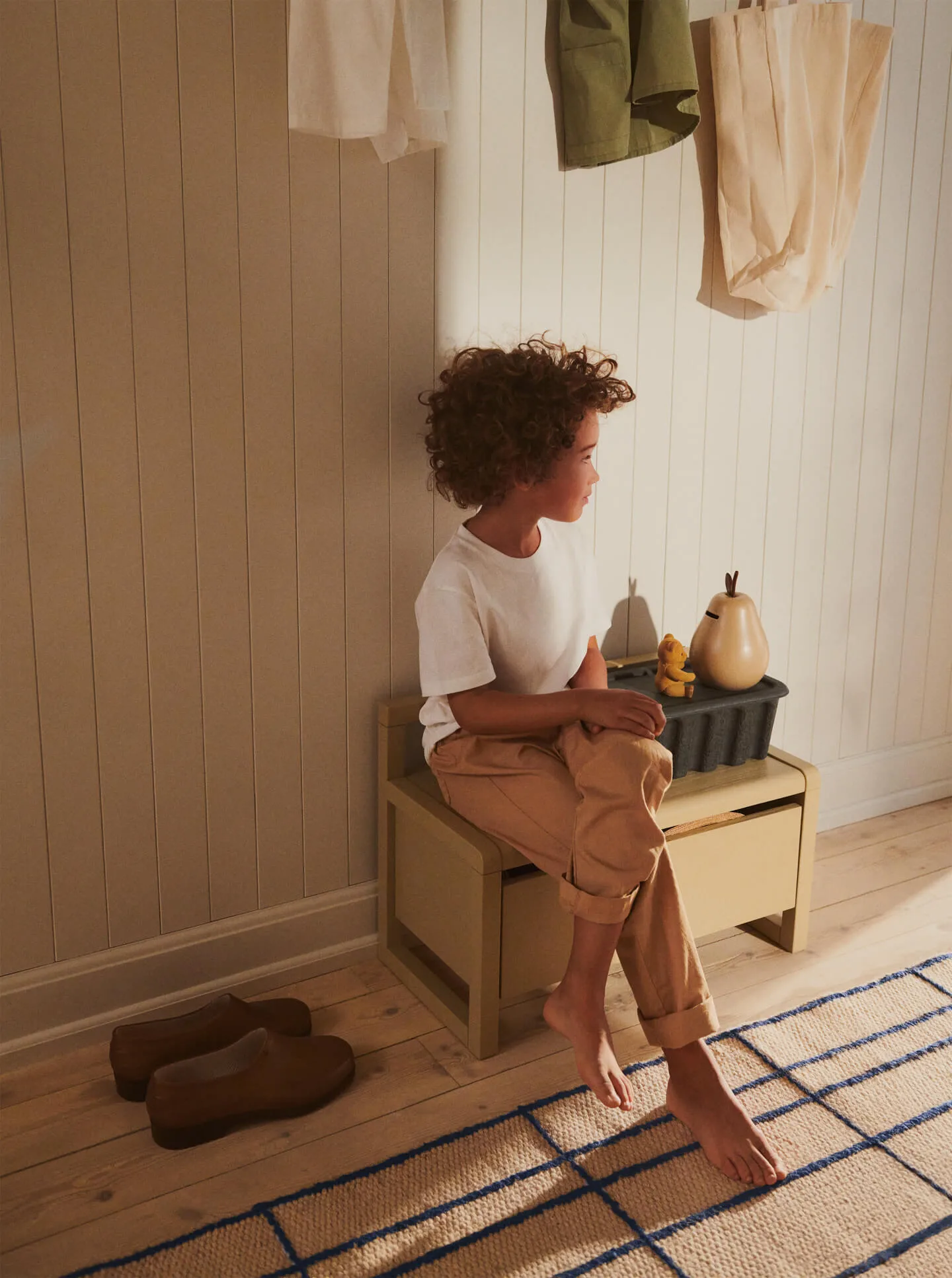 Little architect banco de arrumação, Cashmere, 60x30x41,2 cm Ferm Living