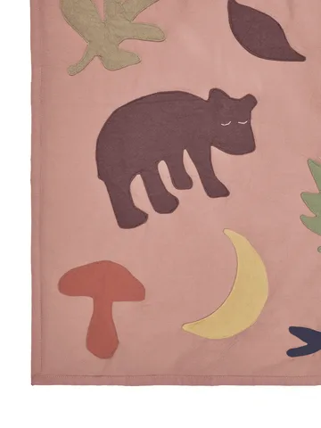 Lunden manta - Rose-multi, 80x110 cm - Ferm Living