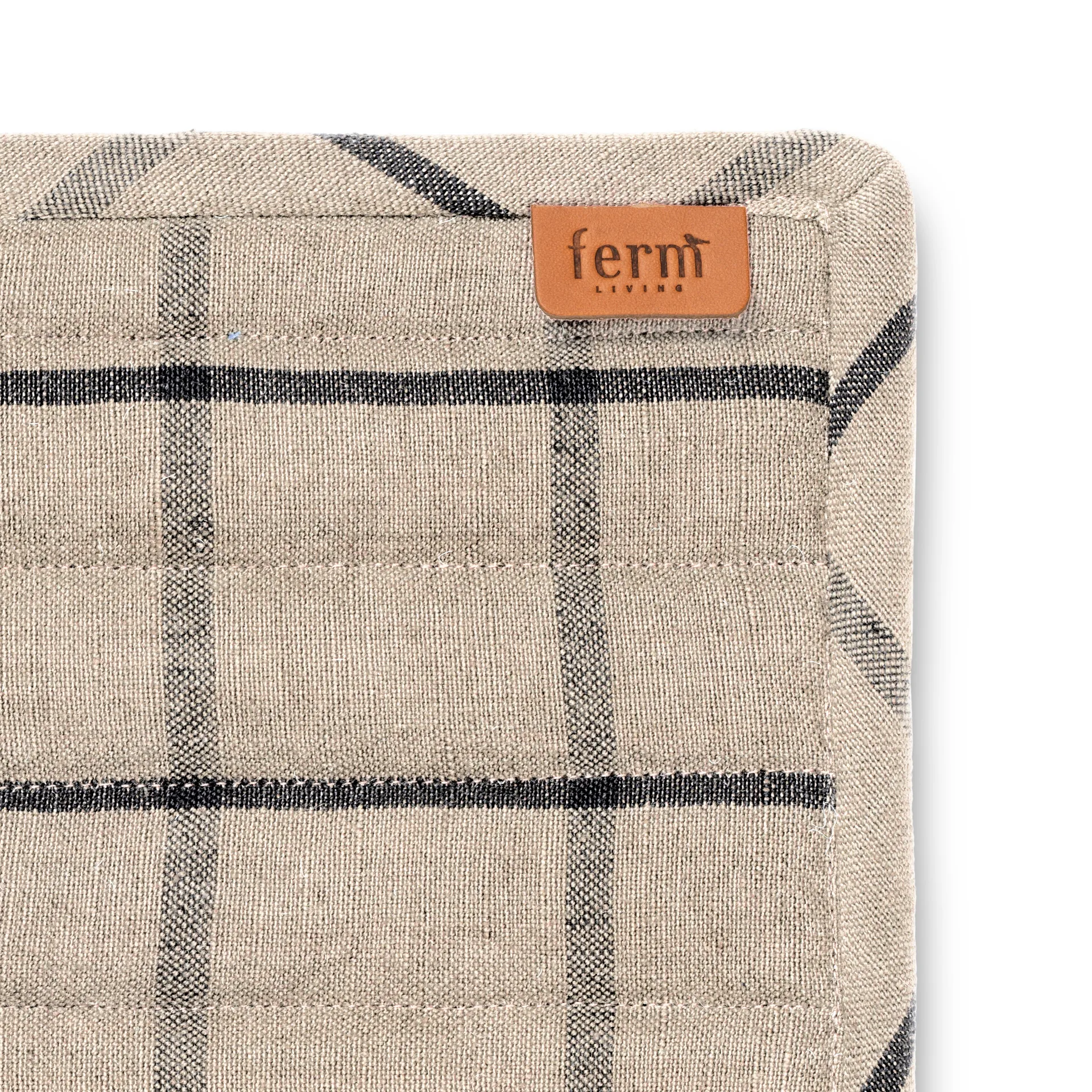 Luva de forno Hale 2 un., preto-areia Ferm Living