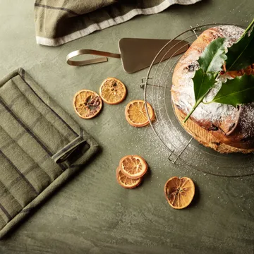Luva de forno Hale 2 un. - verde-preto - Ferm Living