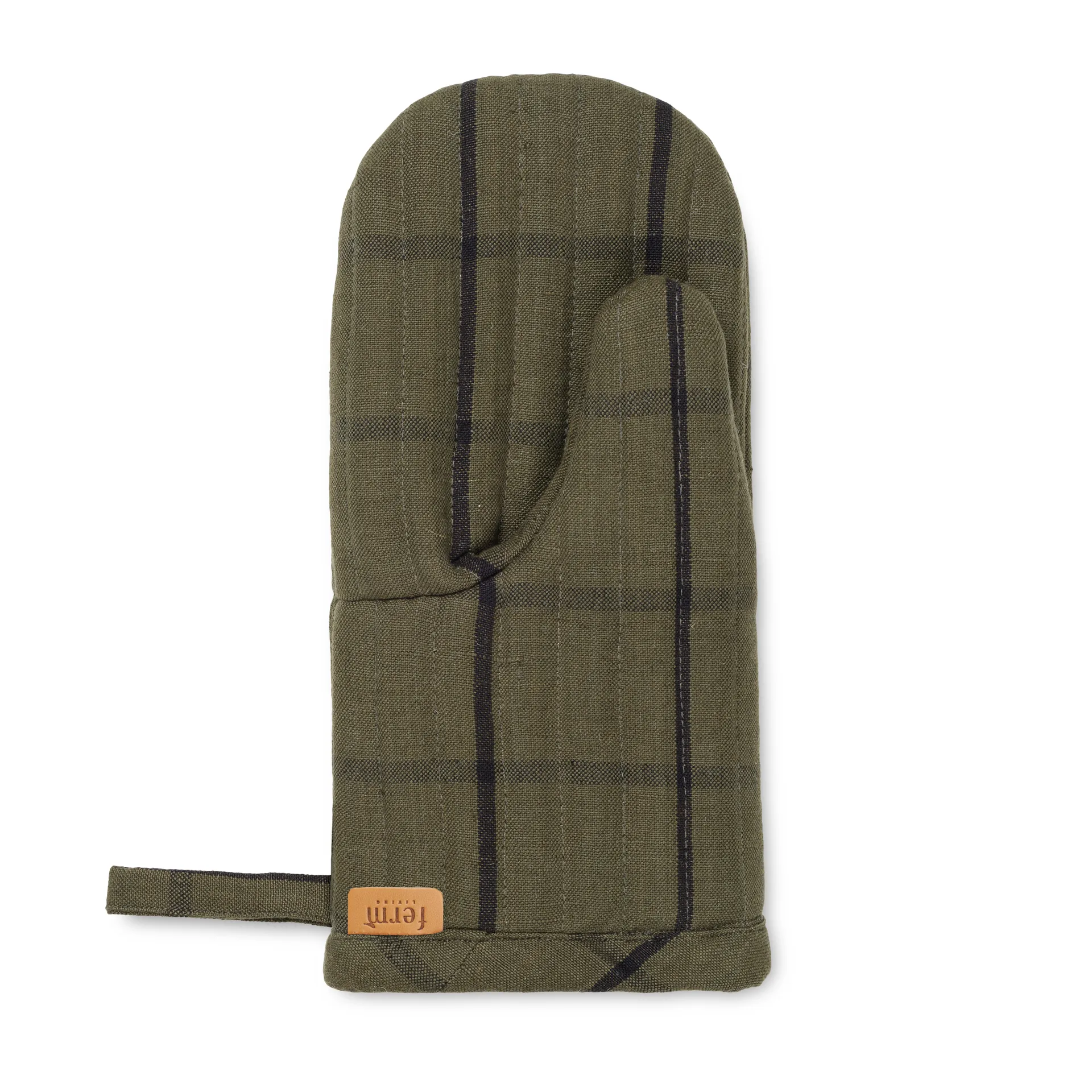 Luva de forno Hale, verde-preto Ferm Living