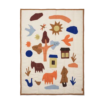 Manta acolchoada Villiga 80x110 cm - Off-white - Ferm Living