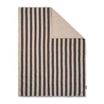 Manta Grand 120x170 cm - Sand-black - Ferm Living