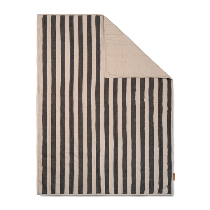 Manta Grand 120x170 cm - Sand-black - Ferm LIVING