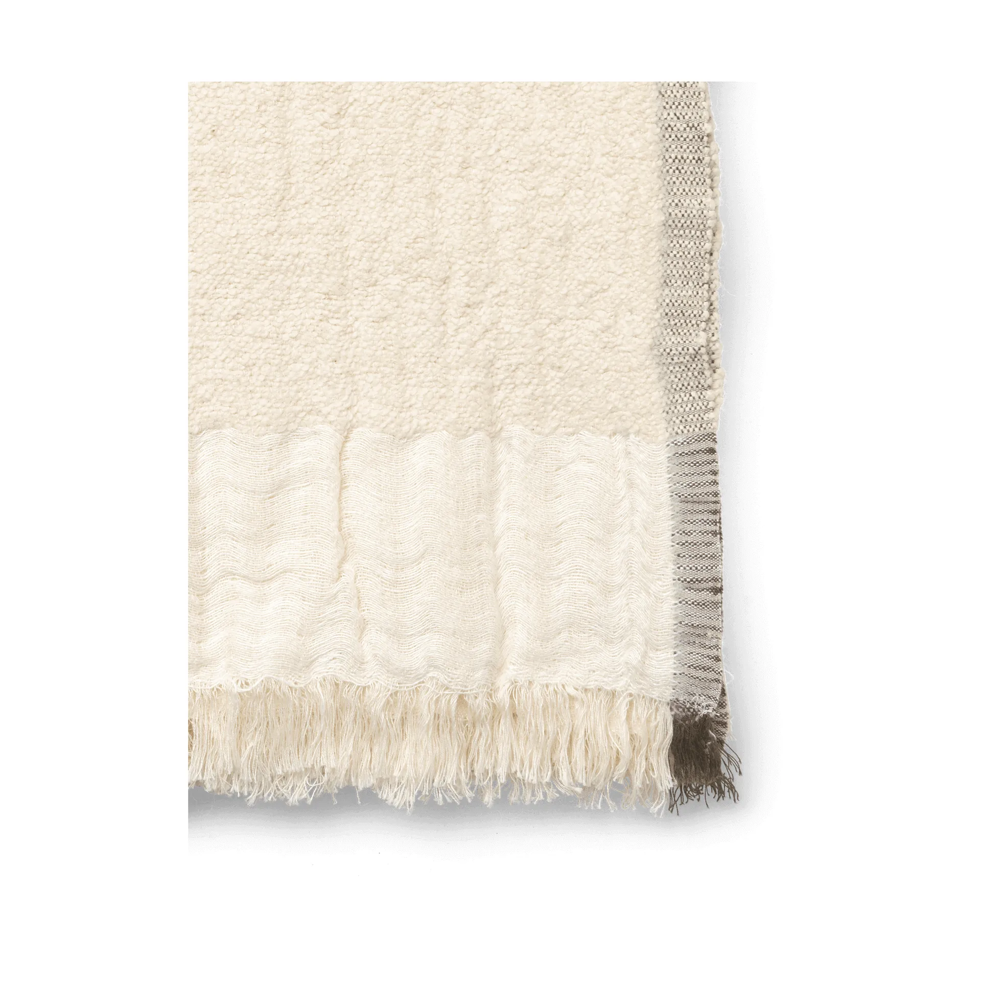 Manta Weaver 120x170 cm, Off-white Ferm Living