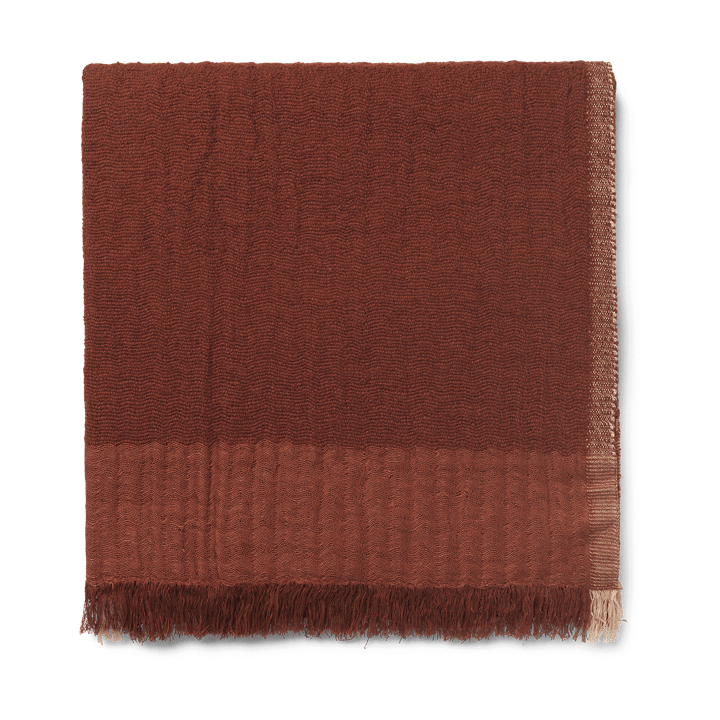 Manta Weaver 120x170 cm - Vermelho Castanho - Ferm LIVING