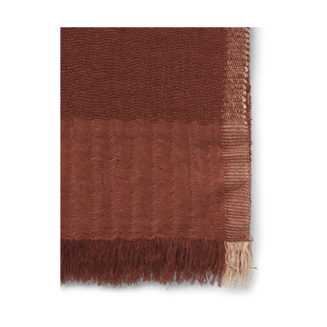 Manta Weaver 120x170 cm - Vermelho Castanho - ferm LIVING