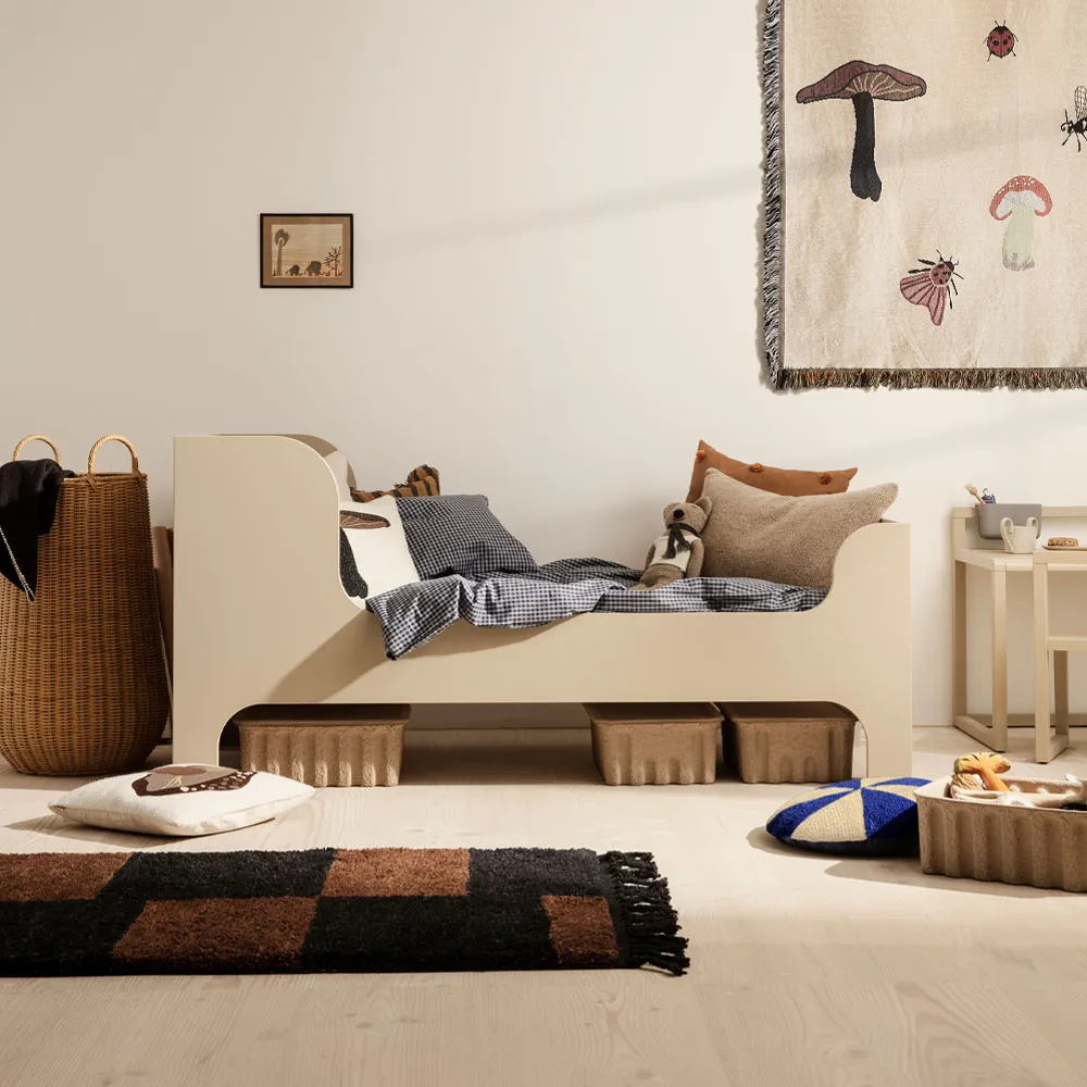 Mara tapete, Azul claro/off-white, L, 120x180cm Ferm Living