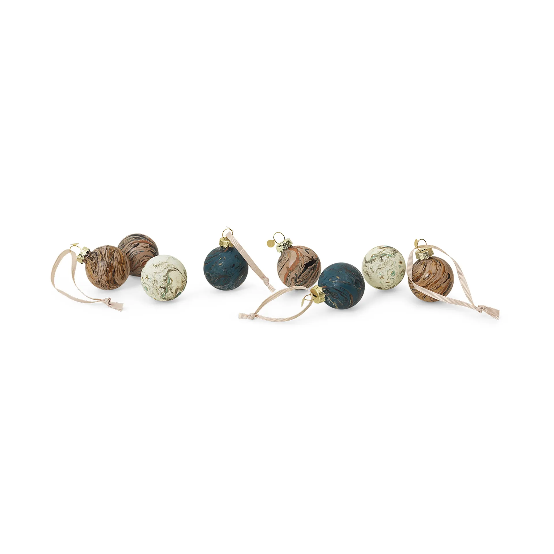 Marble enfeites multi 8 un., Pequeno Ferm Living