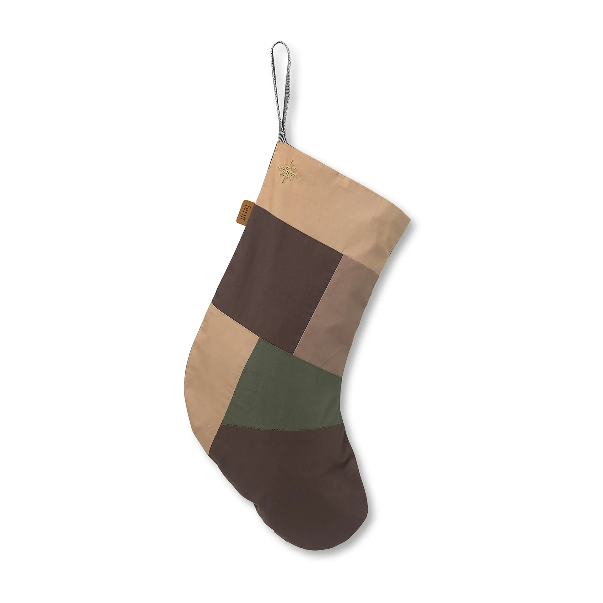 Meia de Natal Patchwork, multi Ferm Living