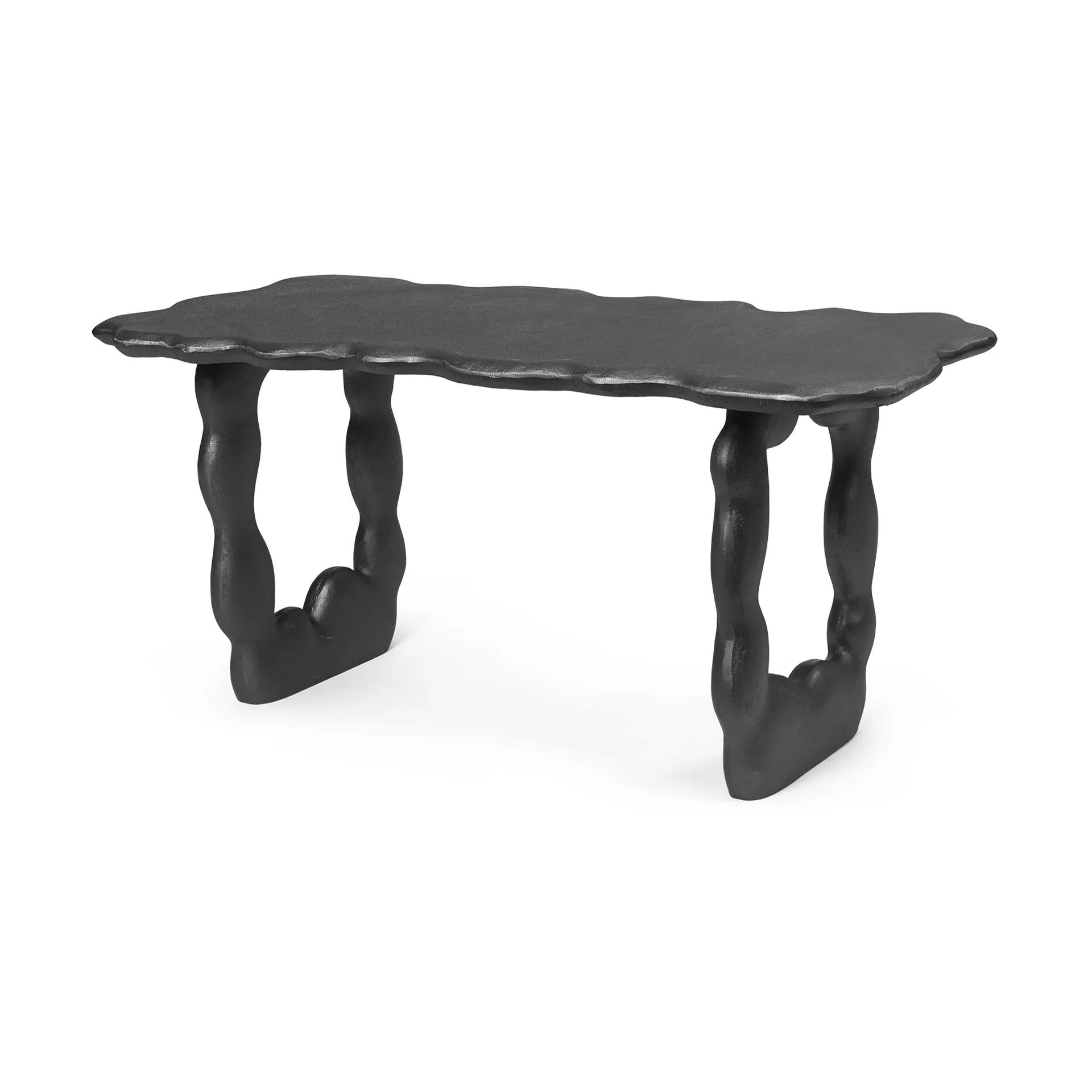 Mesa de centro Dal Piece 100x50x47 cm, Alumínio preto Ferm Living