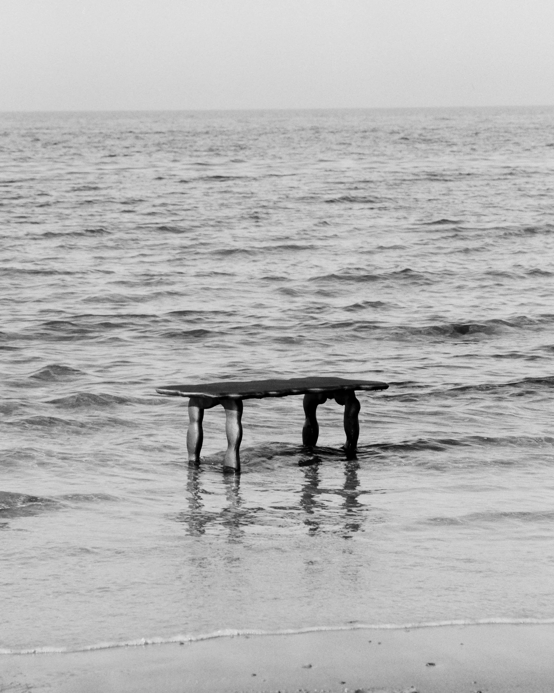 Mesa de centro Dal Piece 100x50x47 cm, Alumínio preto Ferm Living