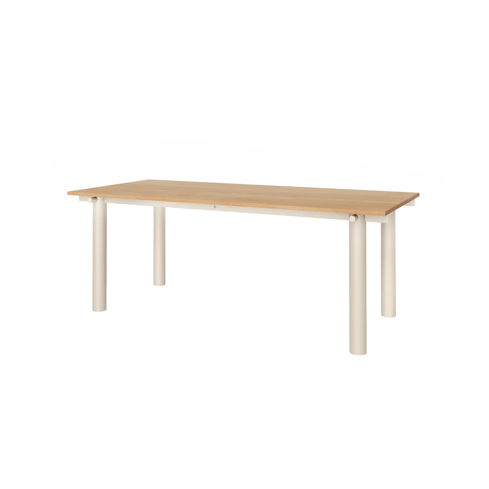 Mesa de jantar Atura, Carvalho folheado em Light cashmere, 90x200 cm Ferm Living