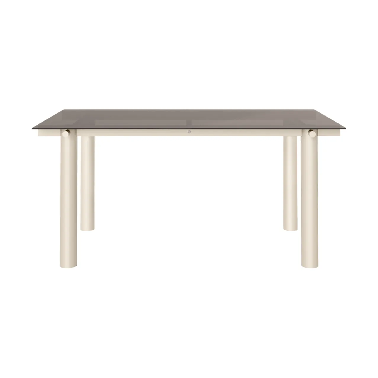 Mesa de jantar Atura, Cashmere claro-vidro escurecido, 90x160 cm Ferm Living