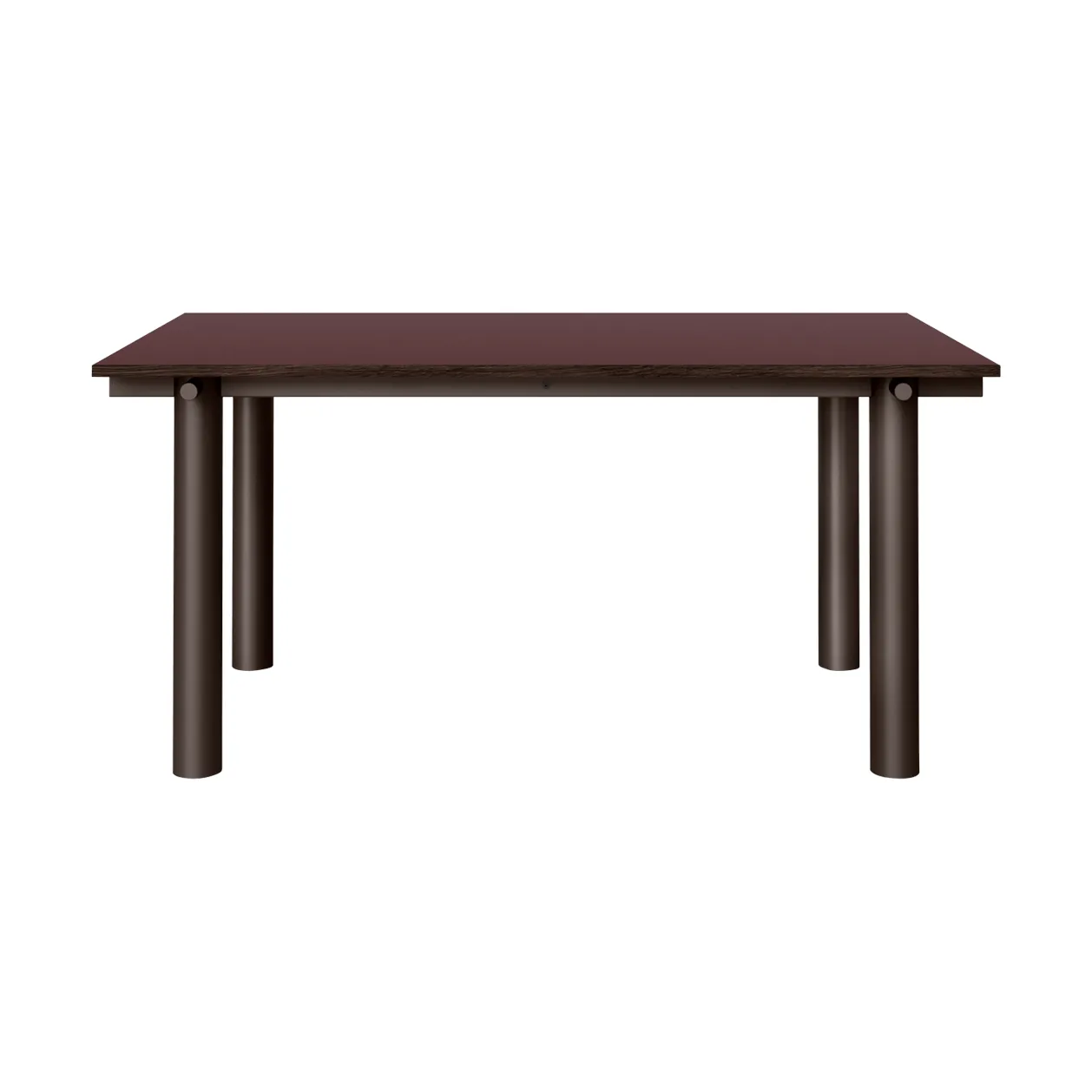 Mesa de jantar Atura, Chocolate escuro-borgonha, 90x160 cm Ferm Living