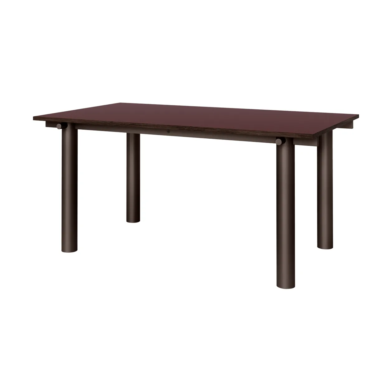 Mesa de jantar Atura, Chocolate escuro-borgonha, 90x160 cm Ferm Living
