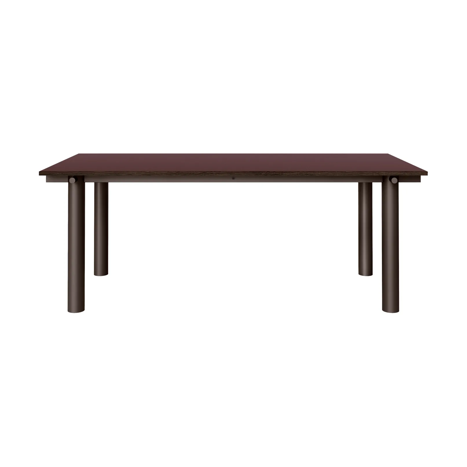 Mesa de jantar Atura, Dark chocolate-burgundy, 90x200 cm Ferm Living