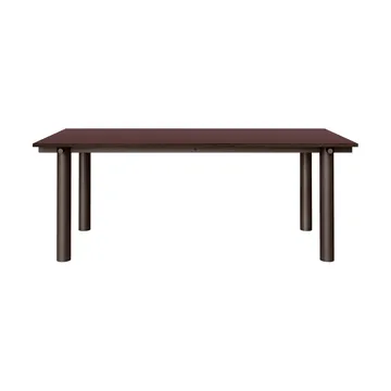 Mesa de jantar Atura - Dark chocolate-burgundy, 90x200 cm - Ferm Living