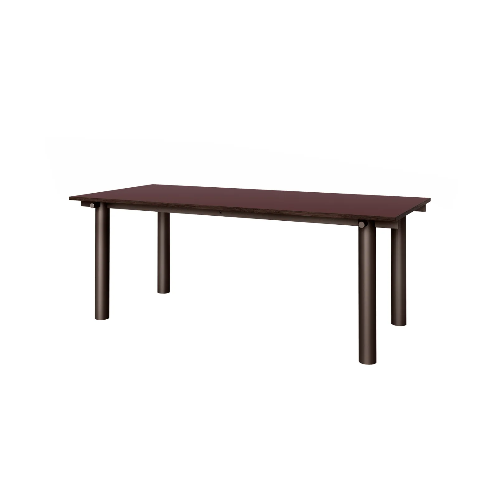 Mesa de jantar Atura, Dark chocolate-burgundy, 90x200 cm Ferm Living