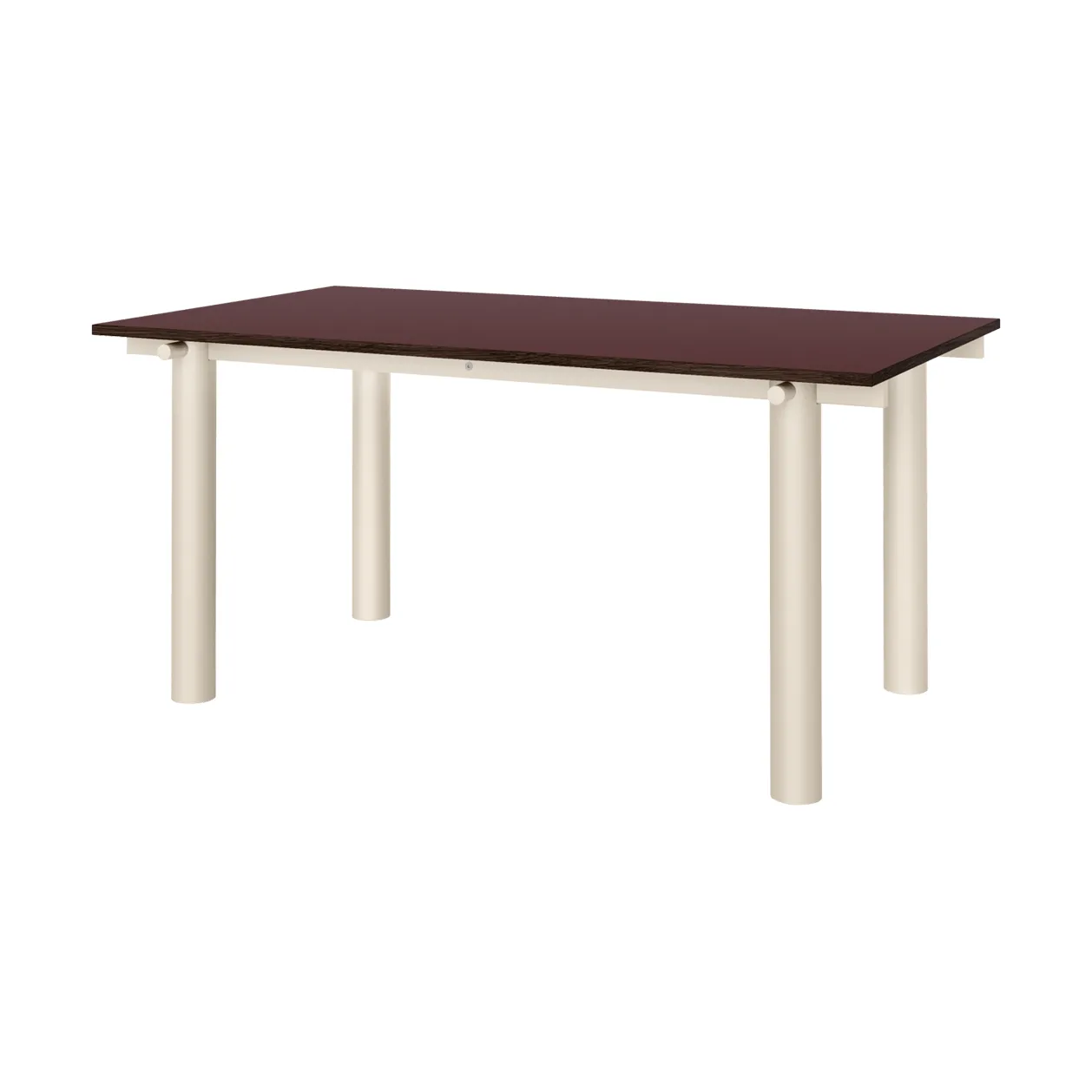 Mesa de jantar Atura, Light cashmere-burgundy, 90x160 cm Ferm Living