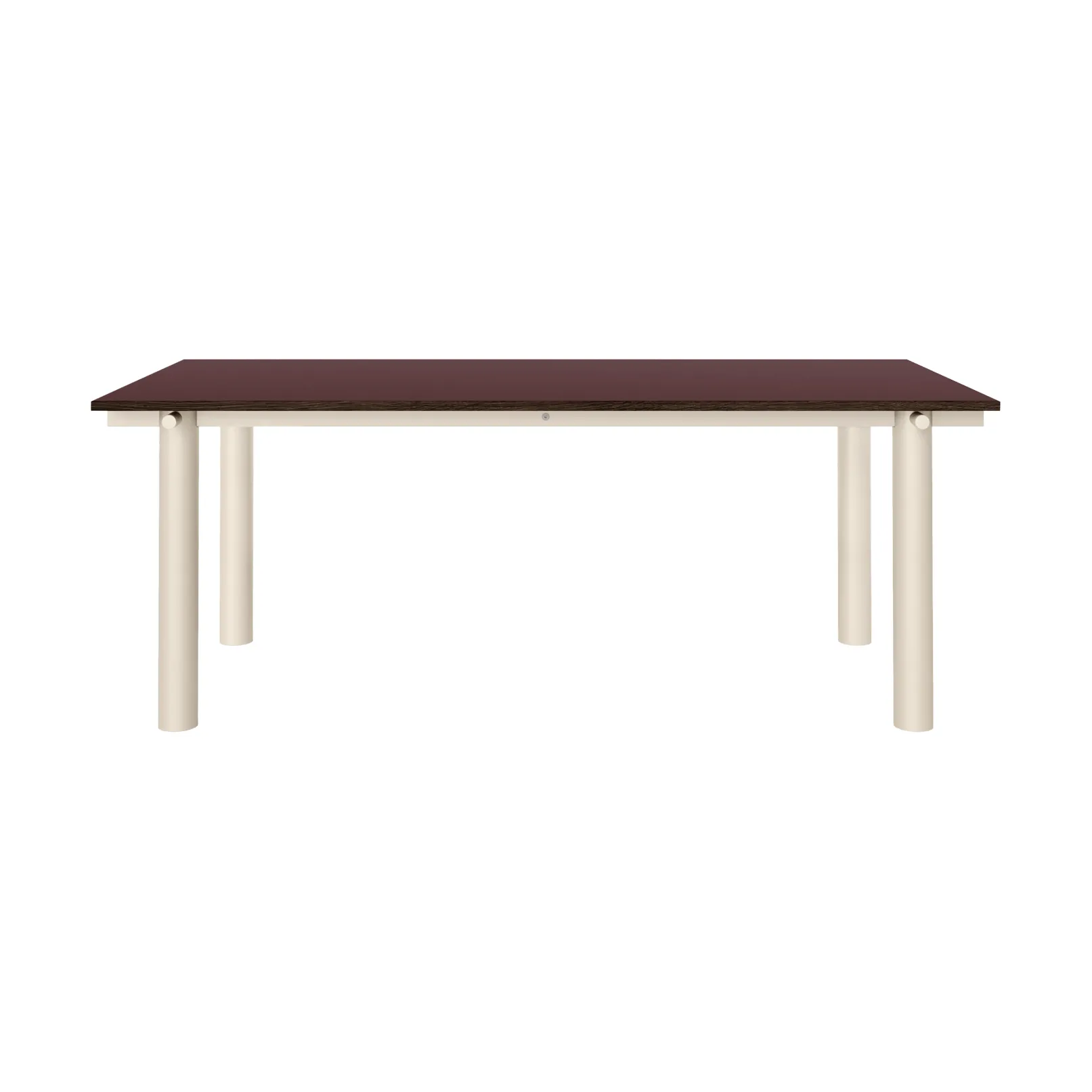 Mesa de jantar Atura, Light cashmere-burgundy, 90x200 cm Ferm Living