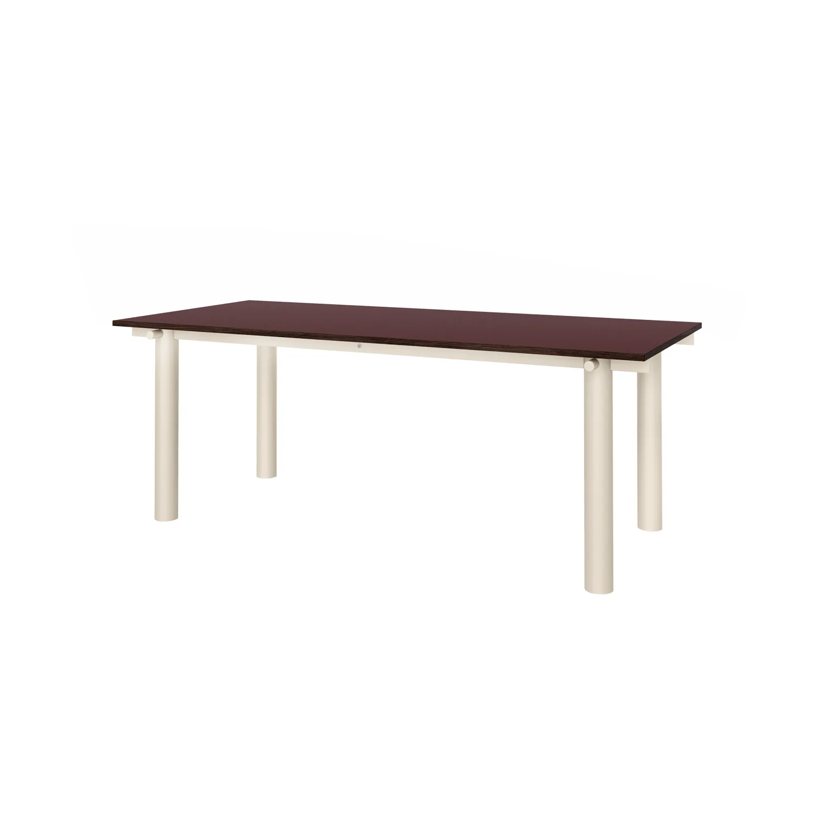 Mesa de jantar Atura, Light cashmere-burgundy, 90x200 cm Ferm Living