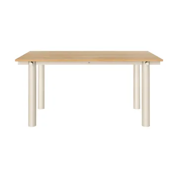 Mesa de jantar Atura - Light cashmere-veneer de carvalho, 90x160 cm - Ferm Living