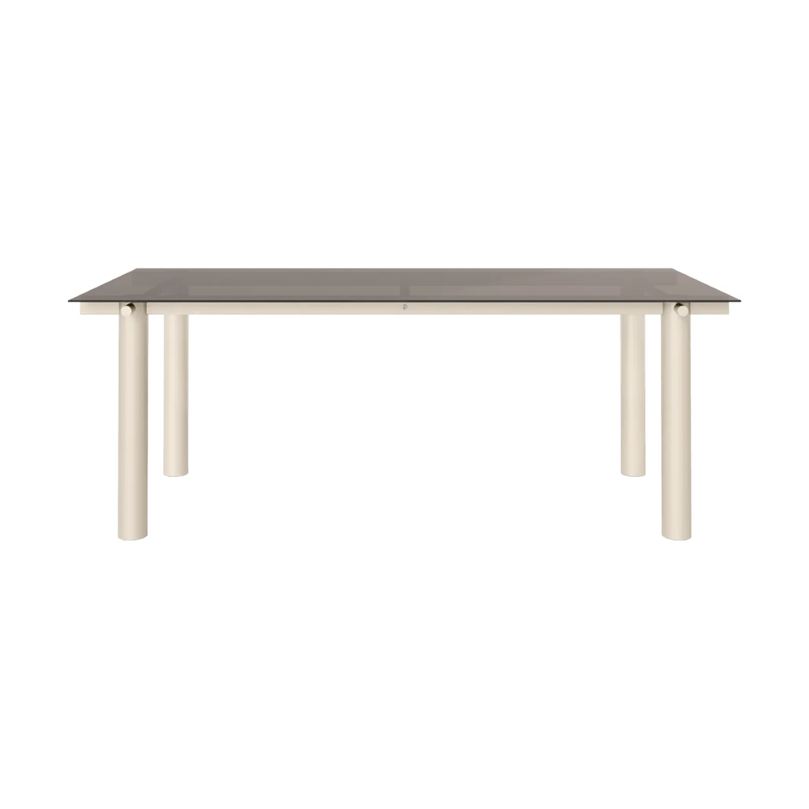 Mesa de jantar Atura, Light cashmere-vidro escurecido, 90x200 cm Ferm Living