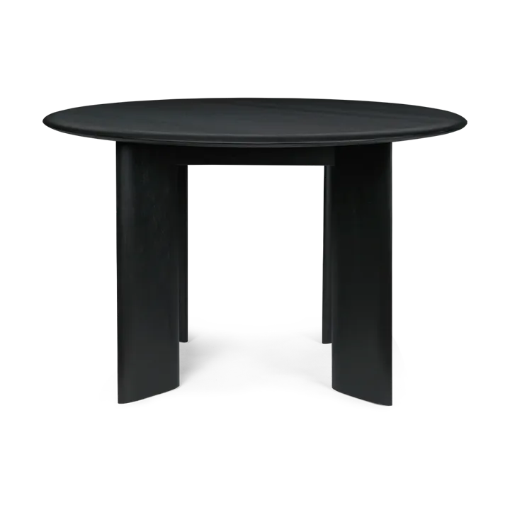 Mesa de jantar Bevel Ø117 cm - Faia preto oleada - Ferm Living