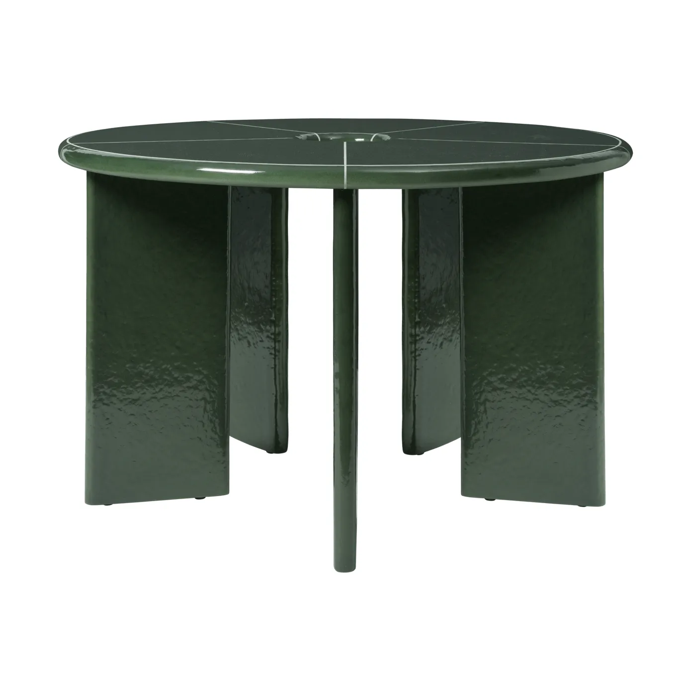 Mesa de jantar Deya, Verde escuro, Ø120x75 cm Ferm Living