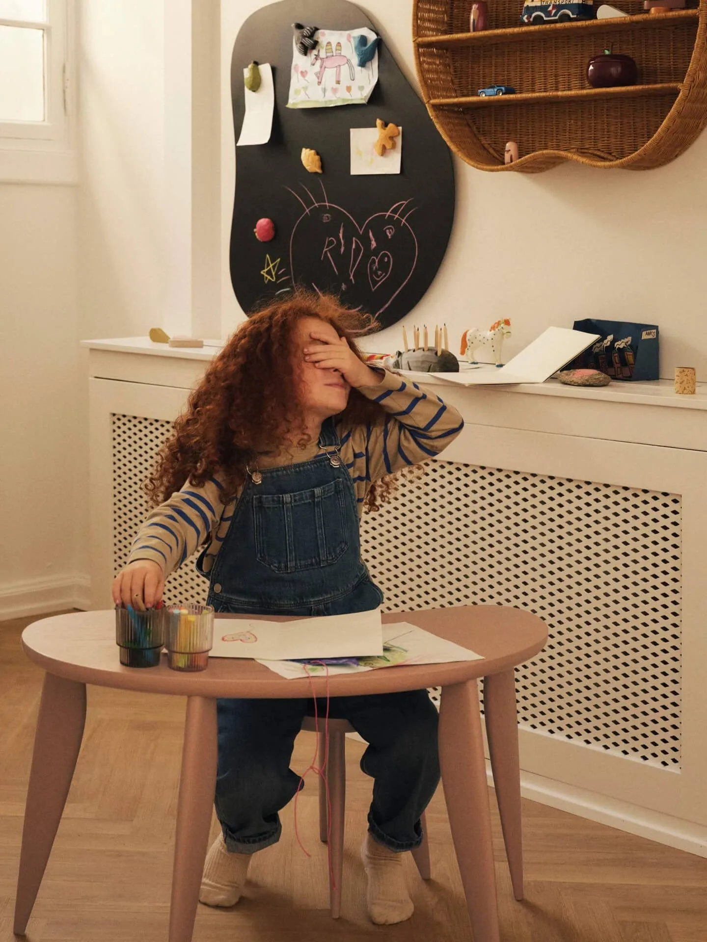 Mesa escritório Feve kids, Rosa Ferm Living