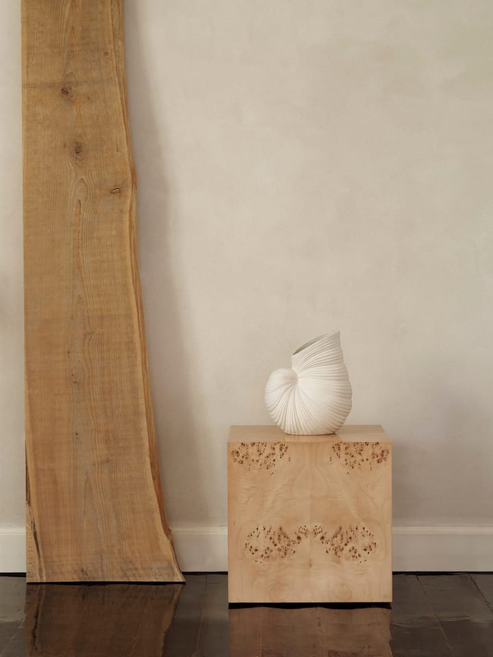 Mesa lateral Burl Cube 40x40 cm, Natural Ferm Living