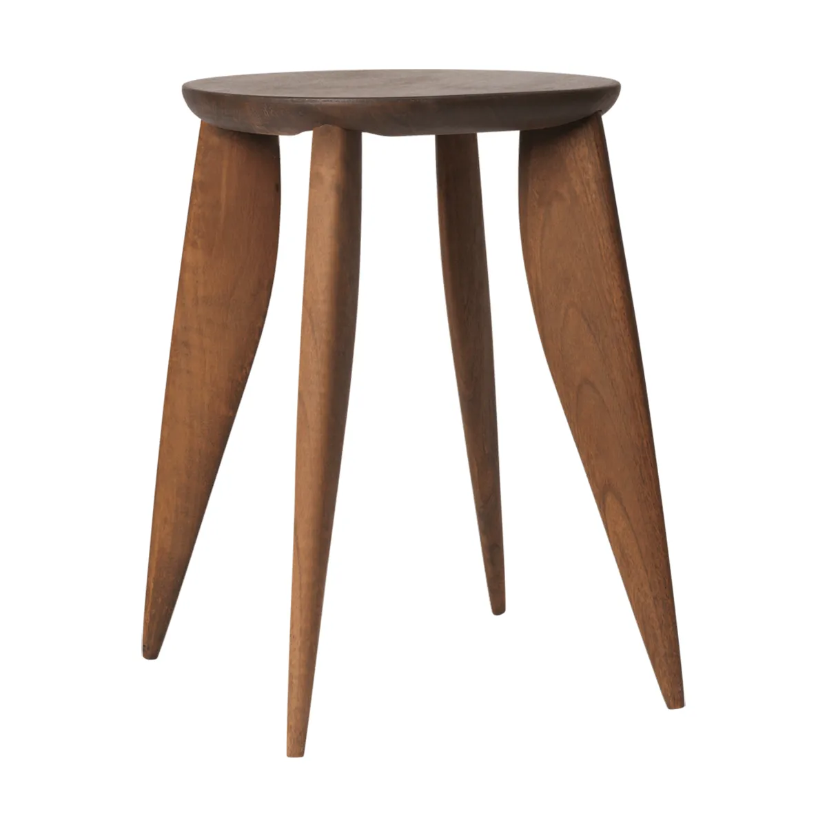 Mesa lateral Feve, Nogueira, 42x42x45 cm Ferm Living