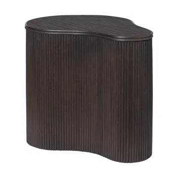 Mesa lateral Isola com armazenamento - Escurecido - Ferm Living