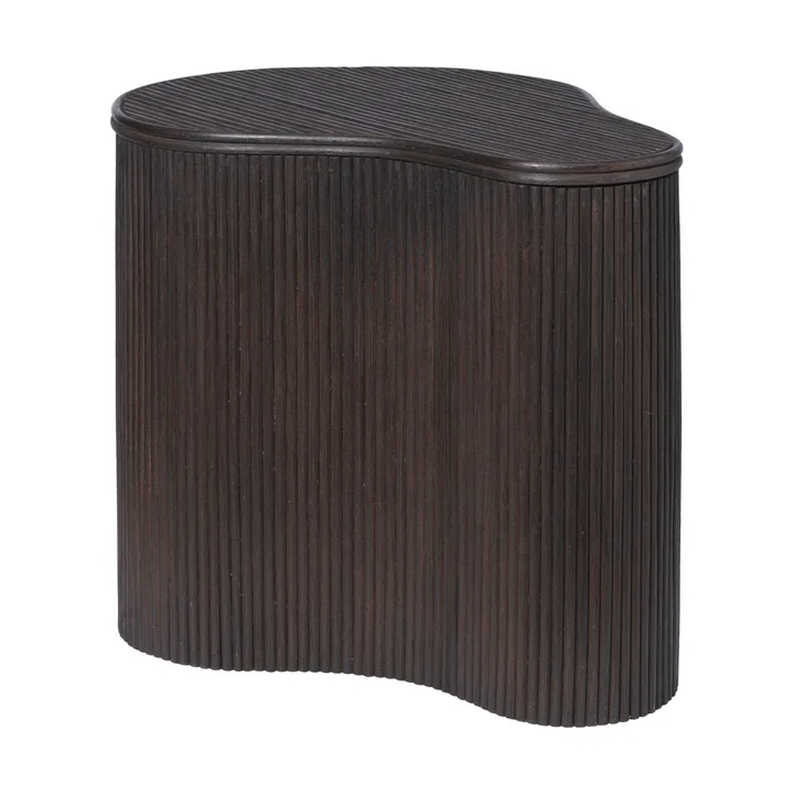Mesa lateral Isola com armazenamento - Escurecido - Ferm Living