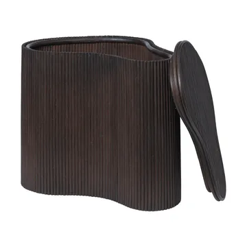 Mesa lateral Isola com armazenamento - Escurecido - Ferm Living