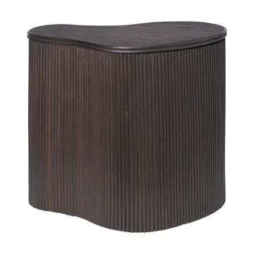 Mesa lateral Isola com armazenamento - Escurecido - Ferm Living