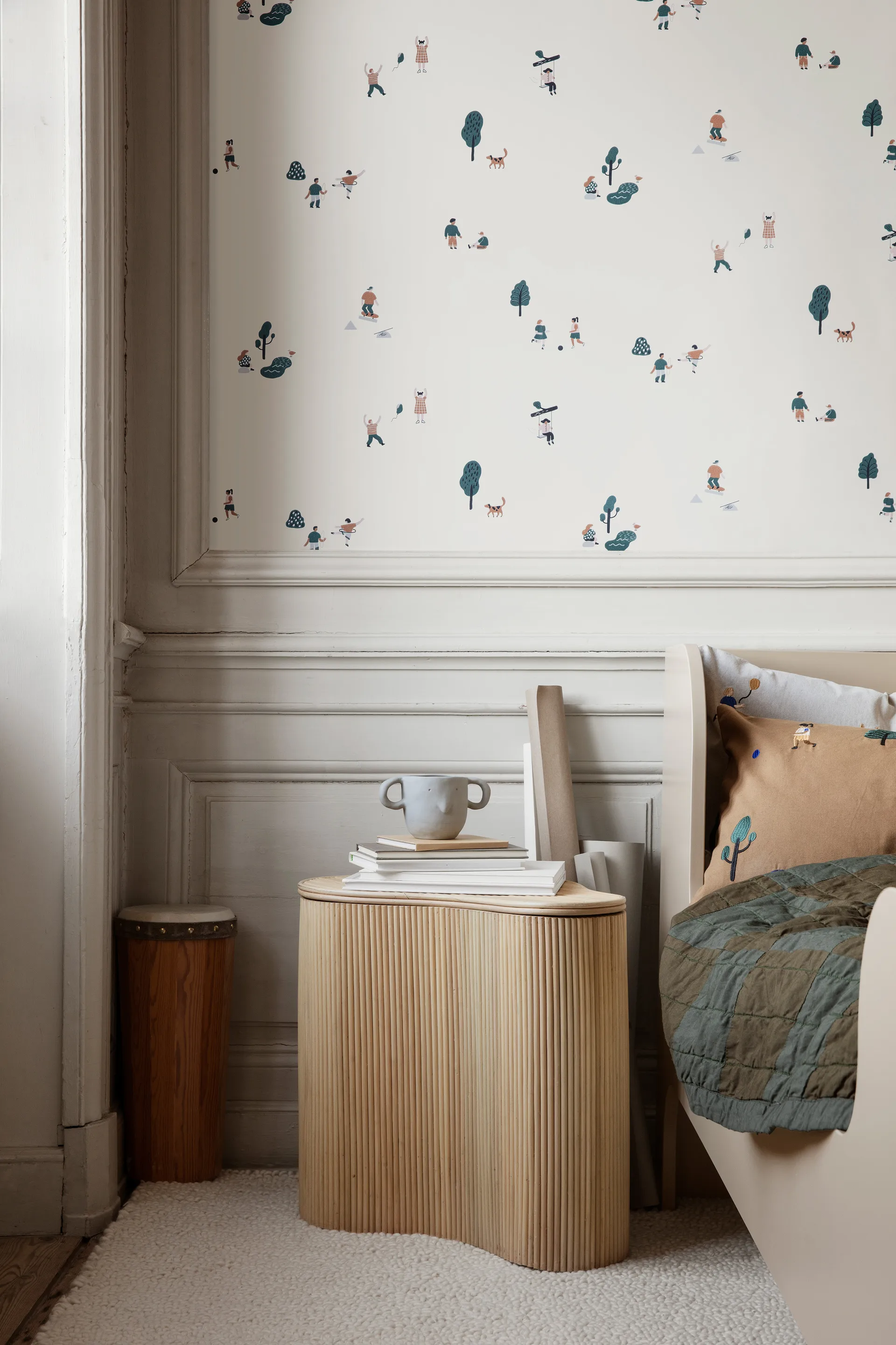 Mesa lateral Isola com armazenamento, Natural Ferm Living