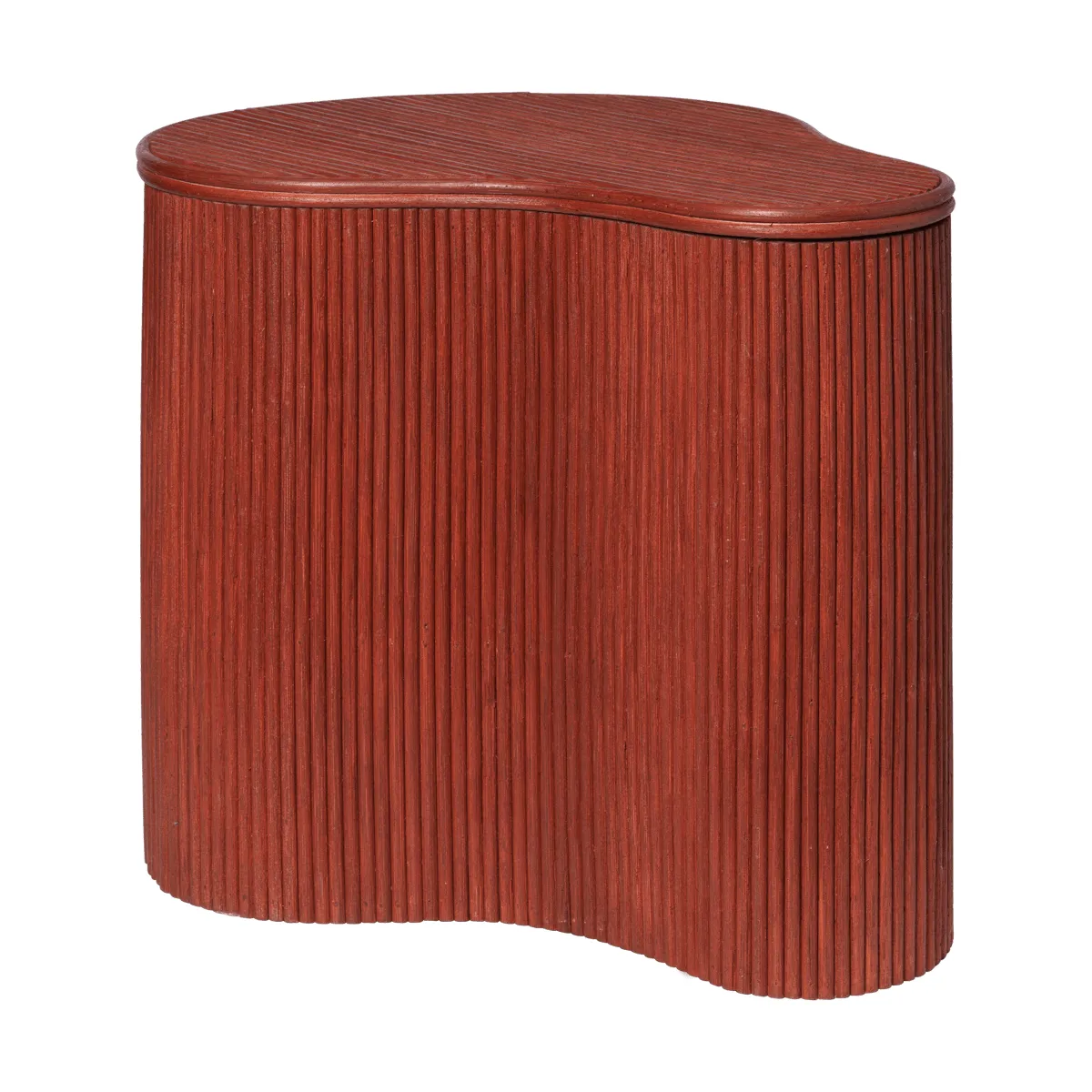 Mesa lateral Isola com armazenamento, Vermelho óxido Ferm Living