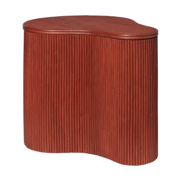 Mesa lateral Isola com armazenamento - Vermelho óxido - Ferm Living