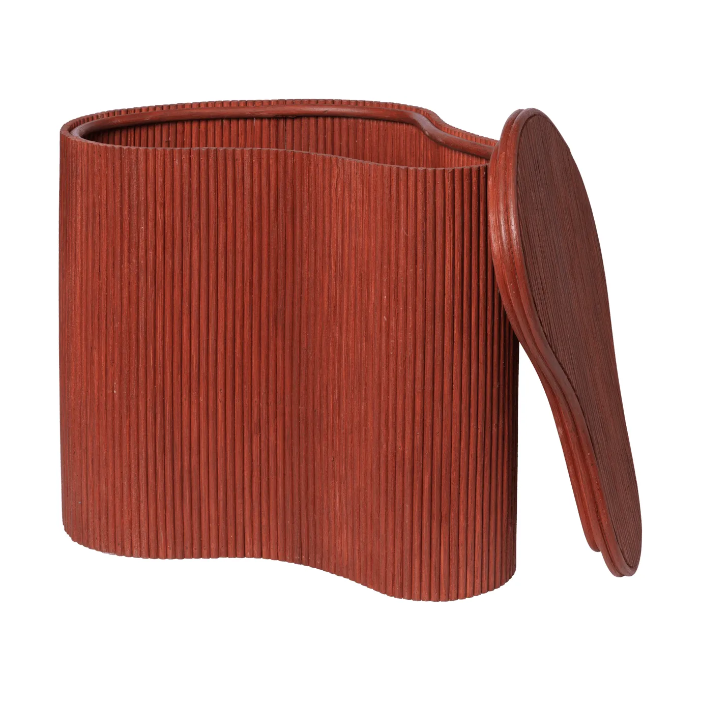Mesa lateral Isola com armazenamento, Vermelho óxido Ferm Living