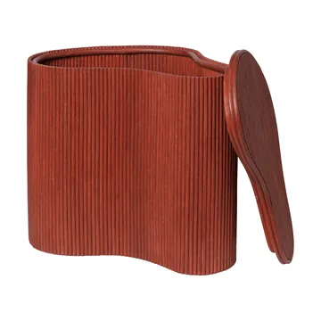 Mesa lateral Isola com armazenamento - Vermelho óxido - Ferm Living