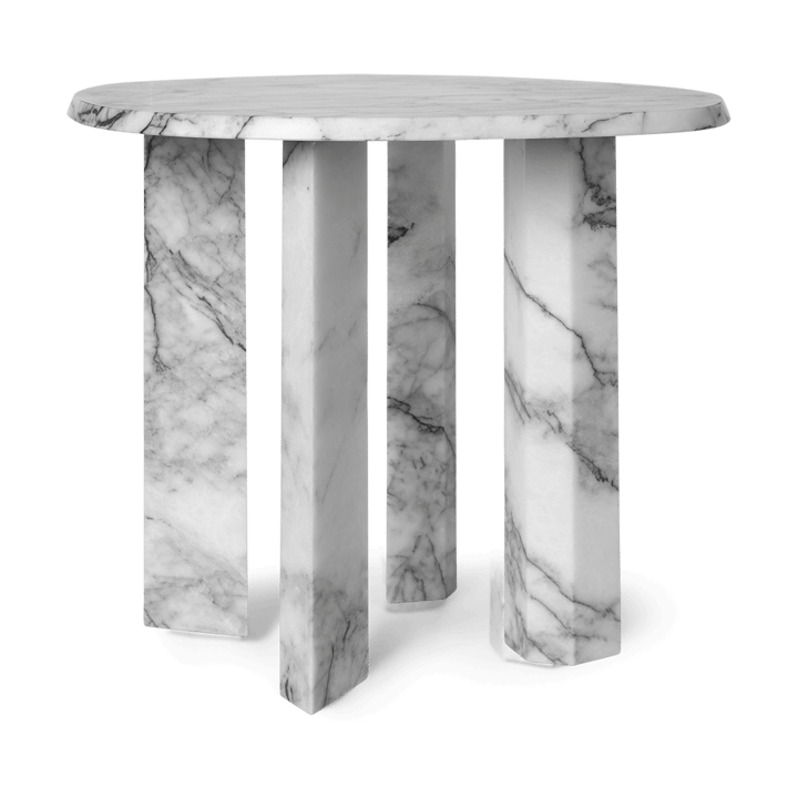 Mesa lateral Taula Ø54,4x45 cm - White-charcoal - Ferm Living