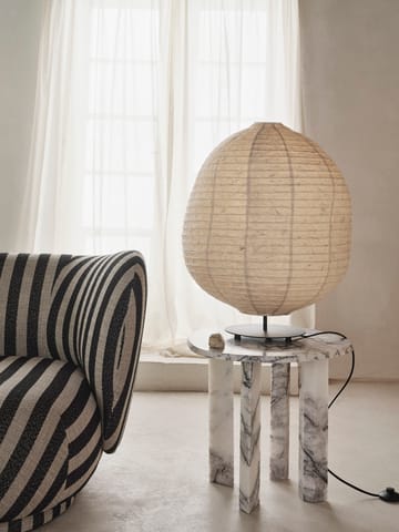 Mesa lateral Taula Ø54,4x45 cm - White-charcoal - Ferm Living
