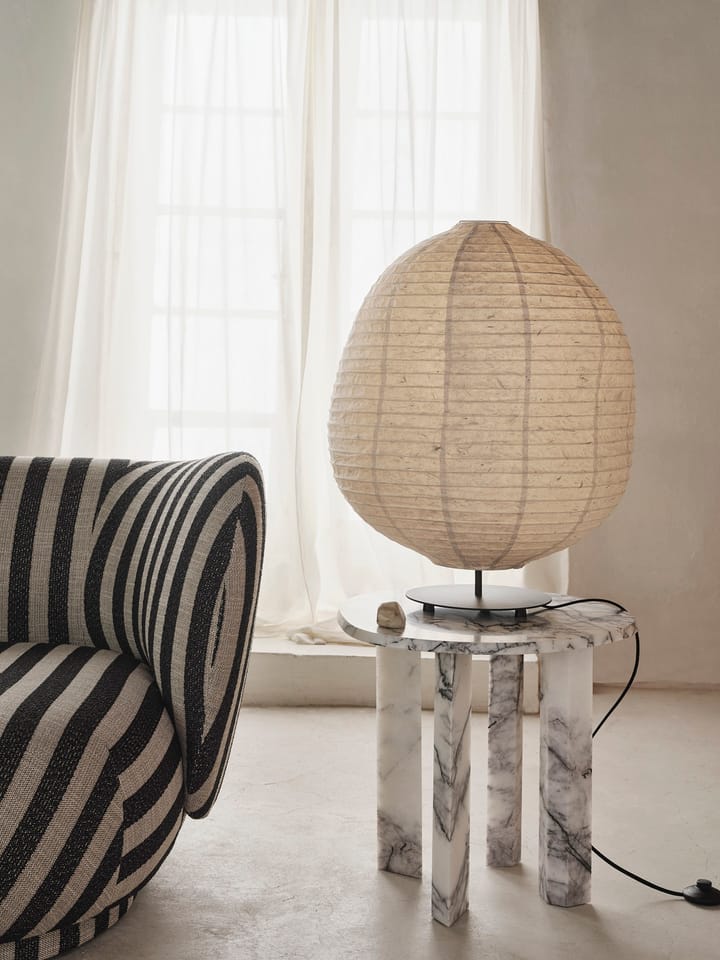 Mesa lateral Taula Ø54,4x45 cm, White-charcoal Ferm Living