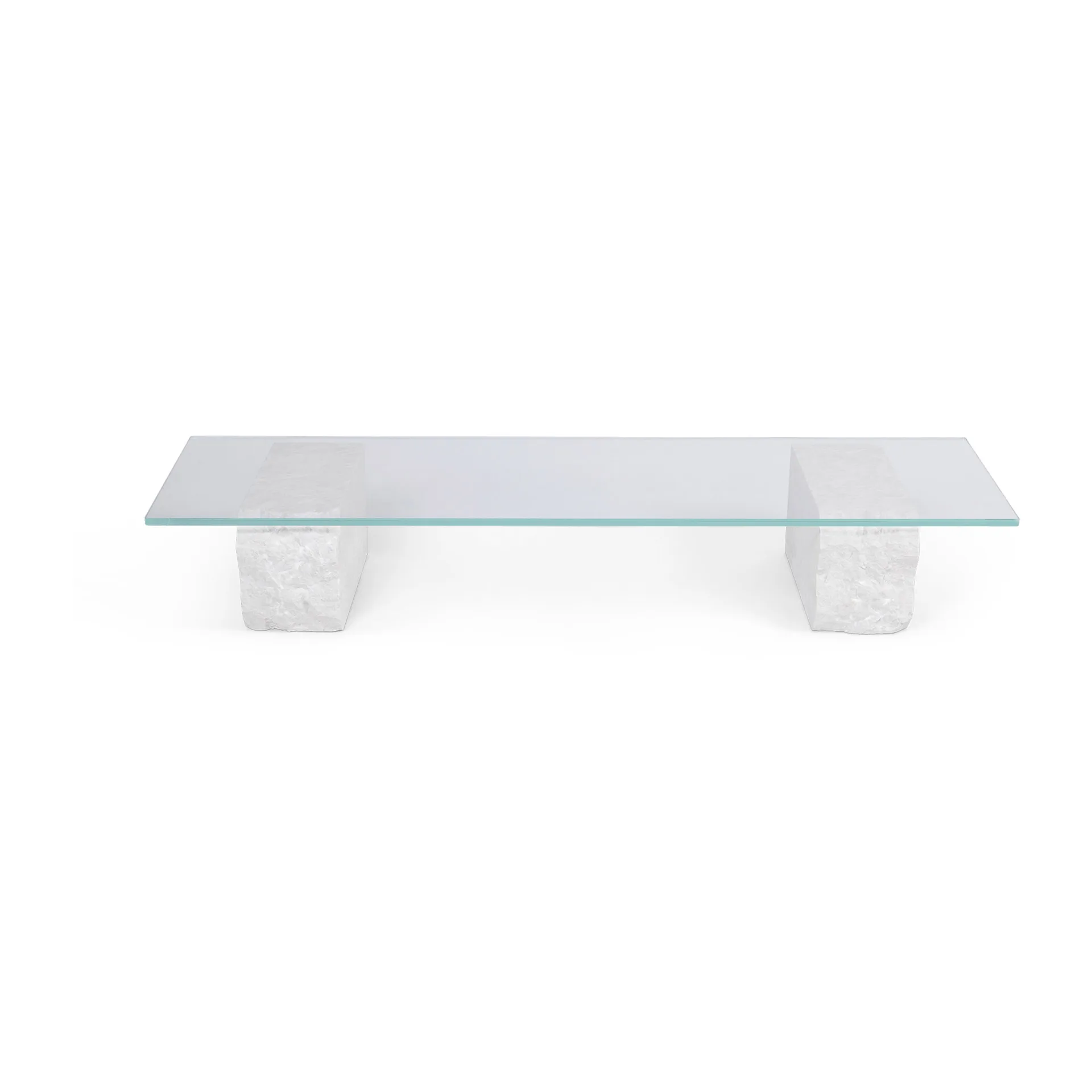 Mineral mesa de centro 46x160 cm, Bianco curia Ferm Living
