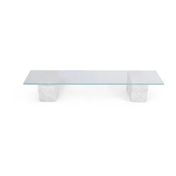 Mineral mesa de centro 46x160 cm - Bianco curia - Ferm Living