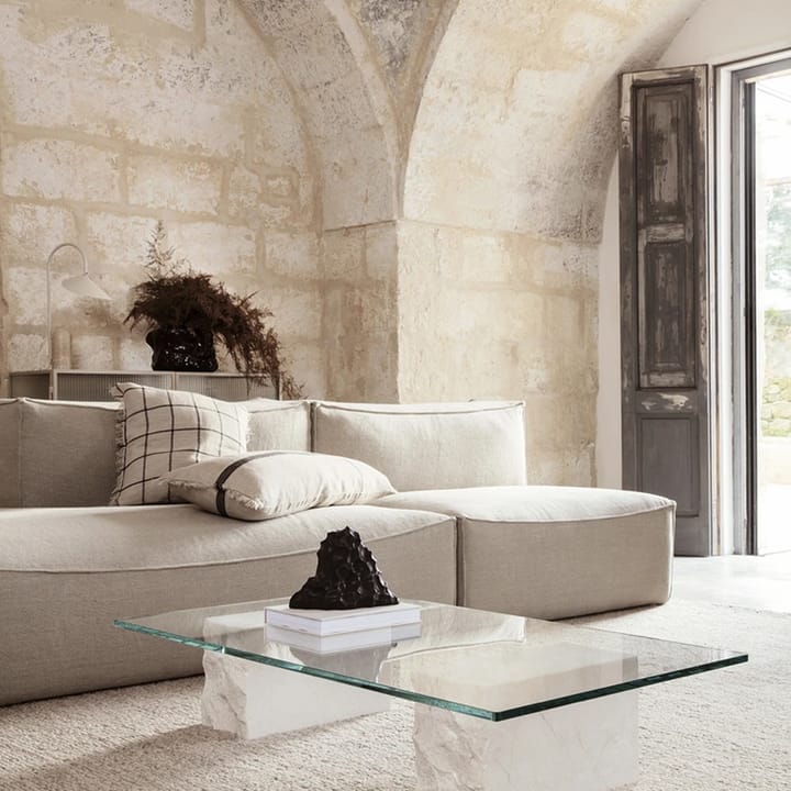 Mineral mesa de centro, Vidro, base em mármore Ferm Living